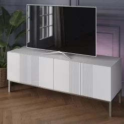Frank Olsen Iona TV Stand White Mood Lighting & Intelligent Eye 1500mm